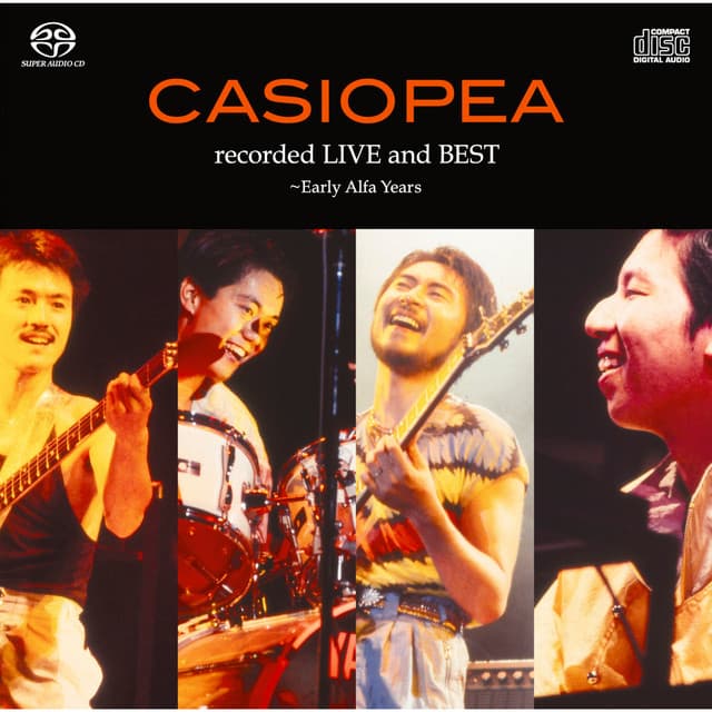 recorded LIVE and BEST〜Early Alfa Years album cover
